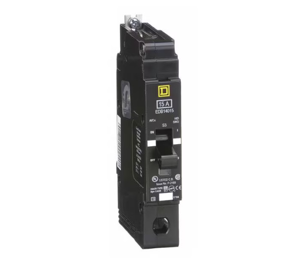 Square D EDB14015 277V 15A Circuit Breaker