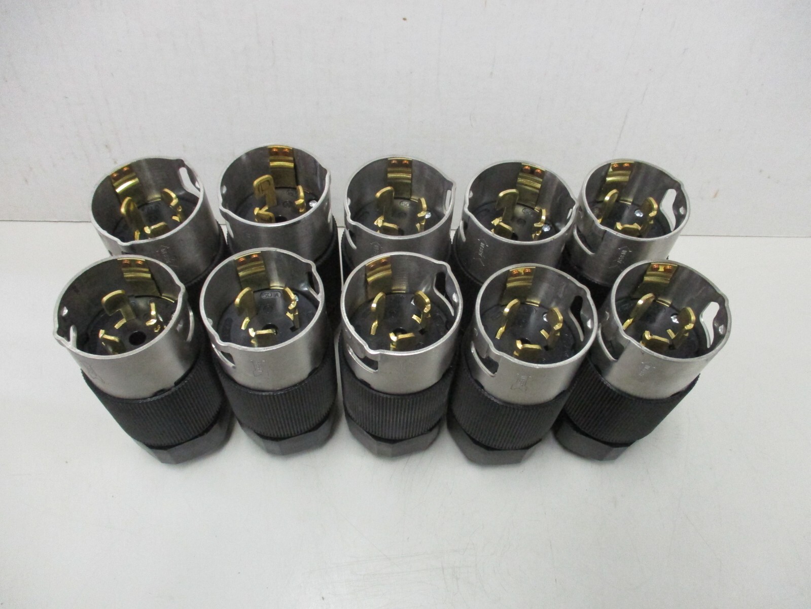 Hubbell CS-8365L 50A 3P 4W 250V 3Ø Twist Lock Plug (Qty 10)