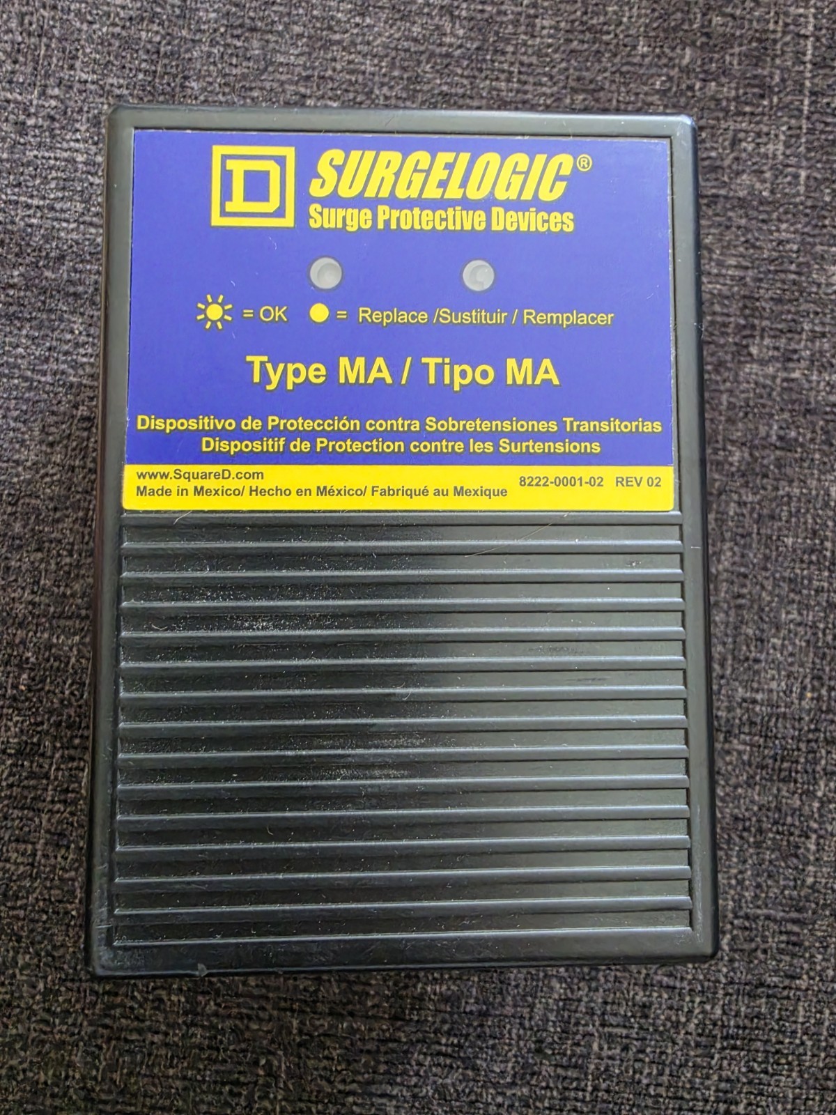 Square D SURGELOGIC Surge Protective Device MA4IMA12 277V
