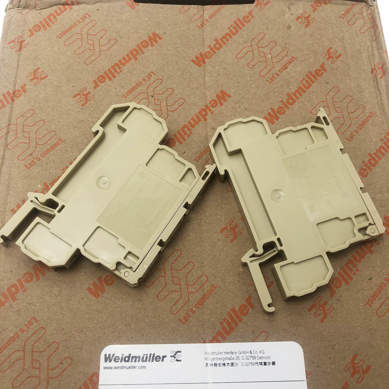 For Weidmuller KDKS 1/35 DB Double-layer Fuse Terminal 9503310000 – Box of 50