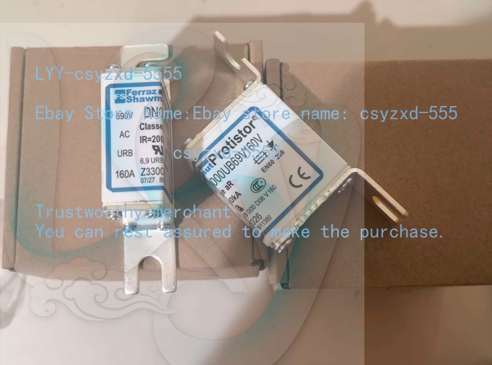 1PC New Ferraz Fuse DN000UB69V160V Z330026 690V 160A, in stock next day ship