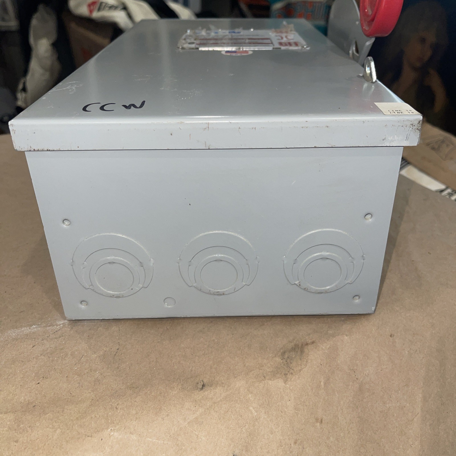 Eaton DH361FRK Safety Switch – 30A 600V 3‑Pole Fusible