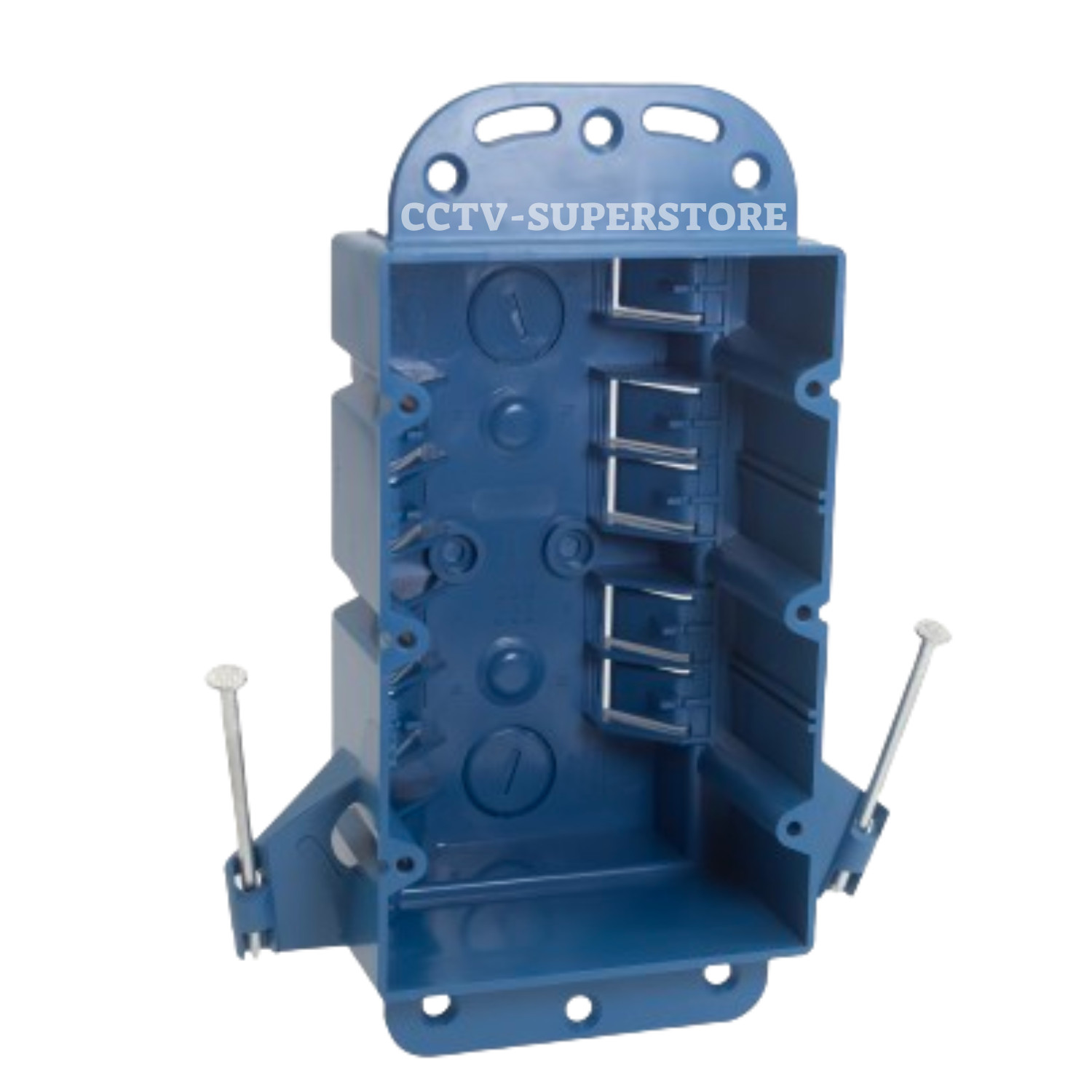 30 Pcs 3-Gang ETL New Work Outlet/Switch Box 44 Cu In Plastic 5-7/8″x3-3/4″x3″
