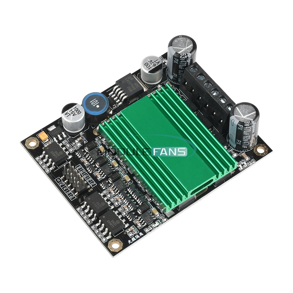 100A DC Motor Drive Module High Power Motor Speed Control Dual Channel H-bridge