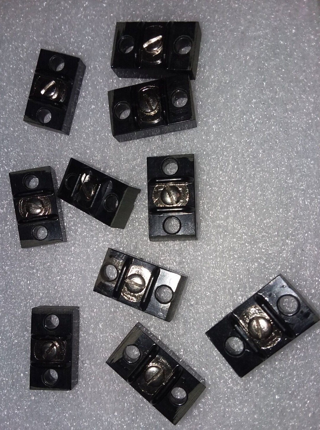 Lot of (10) KULKA TERMINAL BLOCK SINGLE ROW 1 POSITION