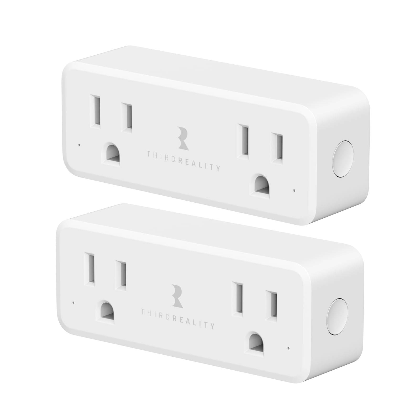 2 PCS Zigbee Smart Dual Plug 2In1 Outlet Power Monitoring Home Assistant