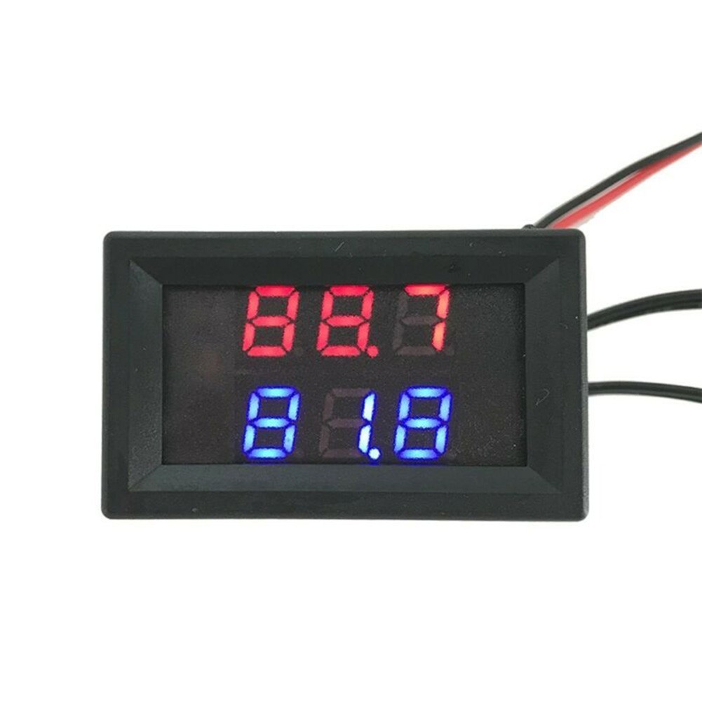 Compact Dual Display Digital Thermometer for CELSIUS Sensor With Long Probe