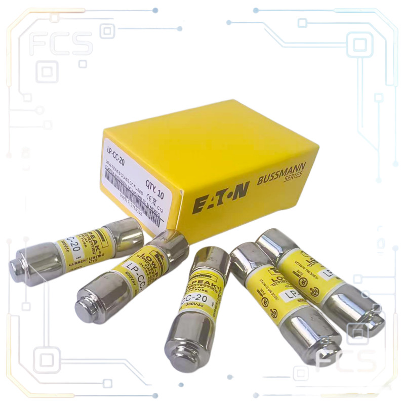 10PCS/BOX Eaton Bussmann LP-CC-20 20Amp 600Vac Current Limiting Time Delay Fuse