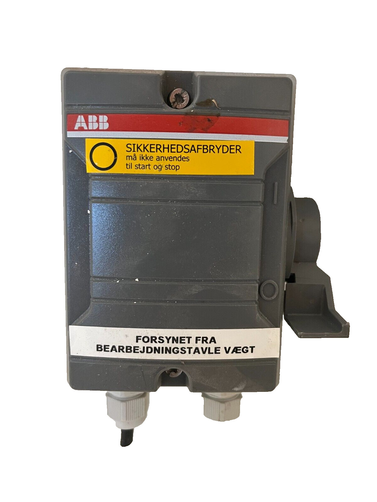 ABB BWS316TPN Safety Switch 3P 16A 400V IP65 Isolator Industrial Used