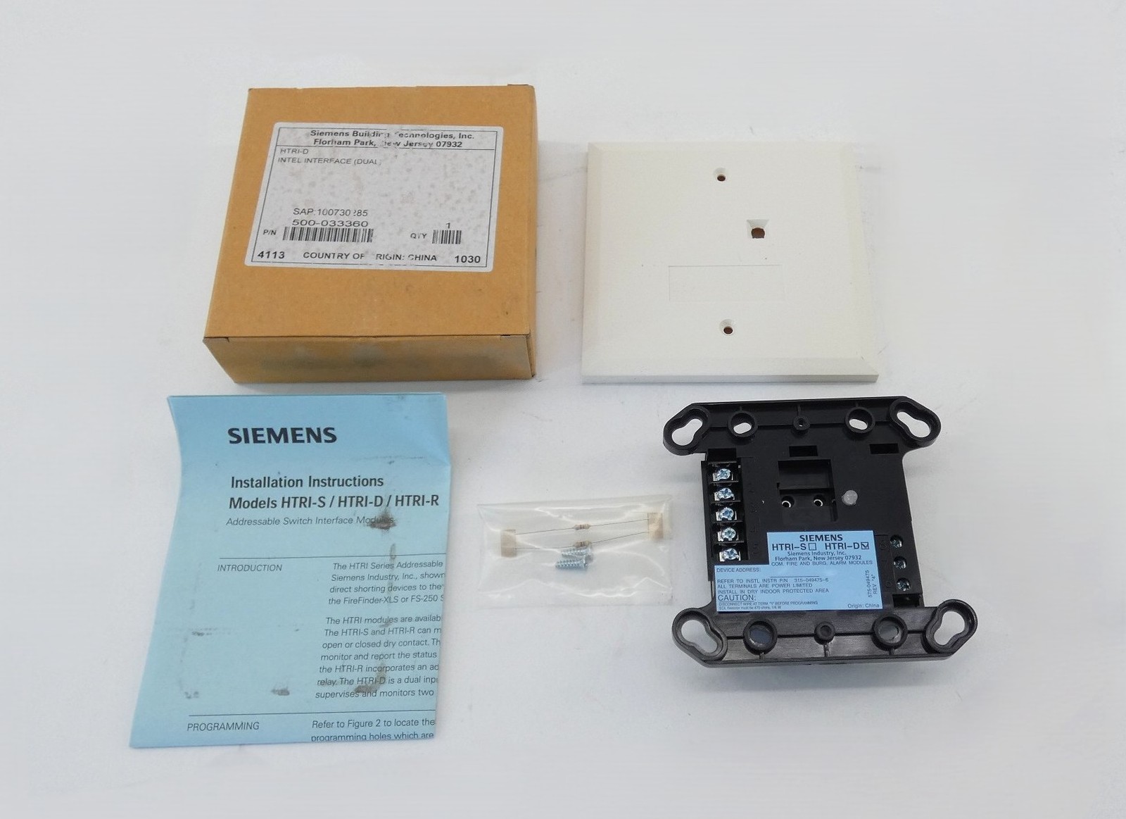 Siemens 500-033360 HTRI-D Dual Intel Interface Module Fire Alarm – NEW Surplus!
