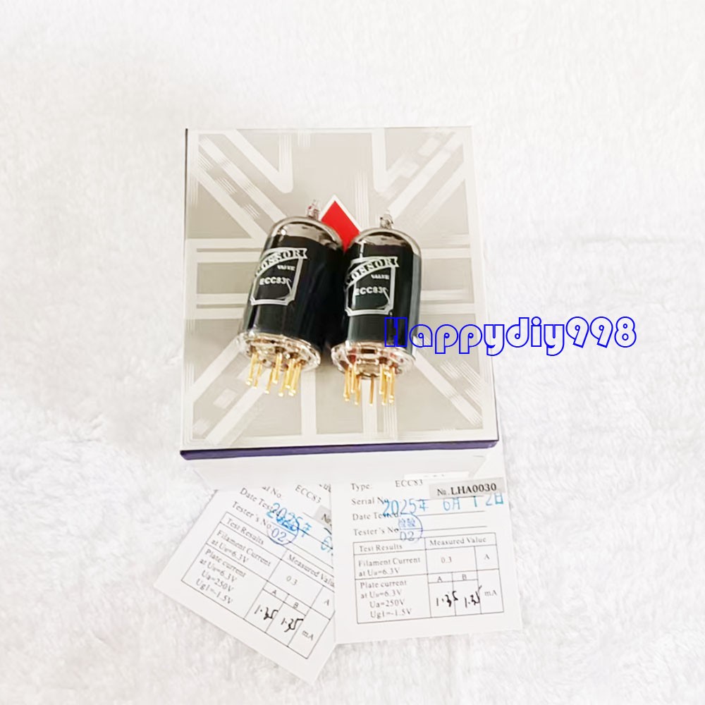 2pcs matched PSVANE Cossor ECC83 Vacuum Tube Replaces 12AX7 HIFI Audio