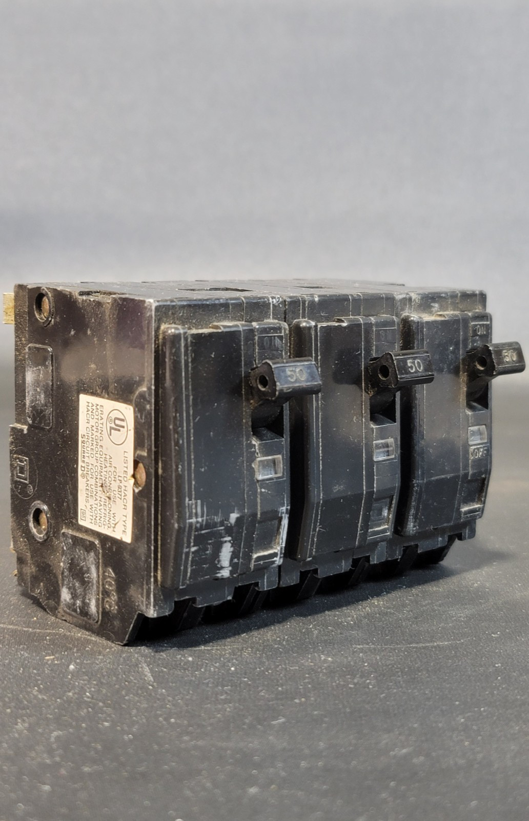 Square D QO 2-Pole 50 Amp Circuit Breakers 50 Amp ( Lot of 3)