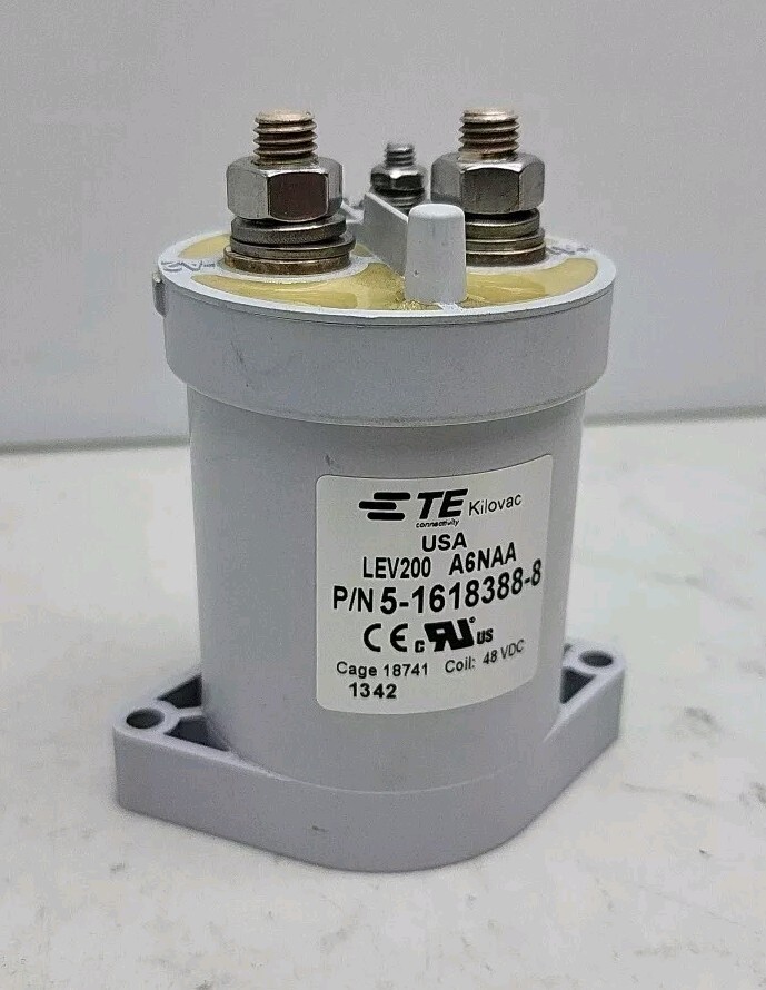 TE Connectivity DC Relay Contactor SPST 500A 48 Vdc Kilovac LEV200 5-1618388-8