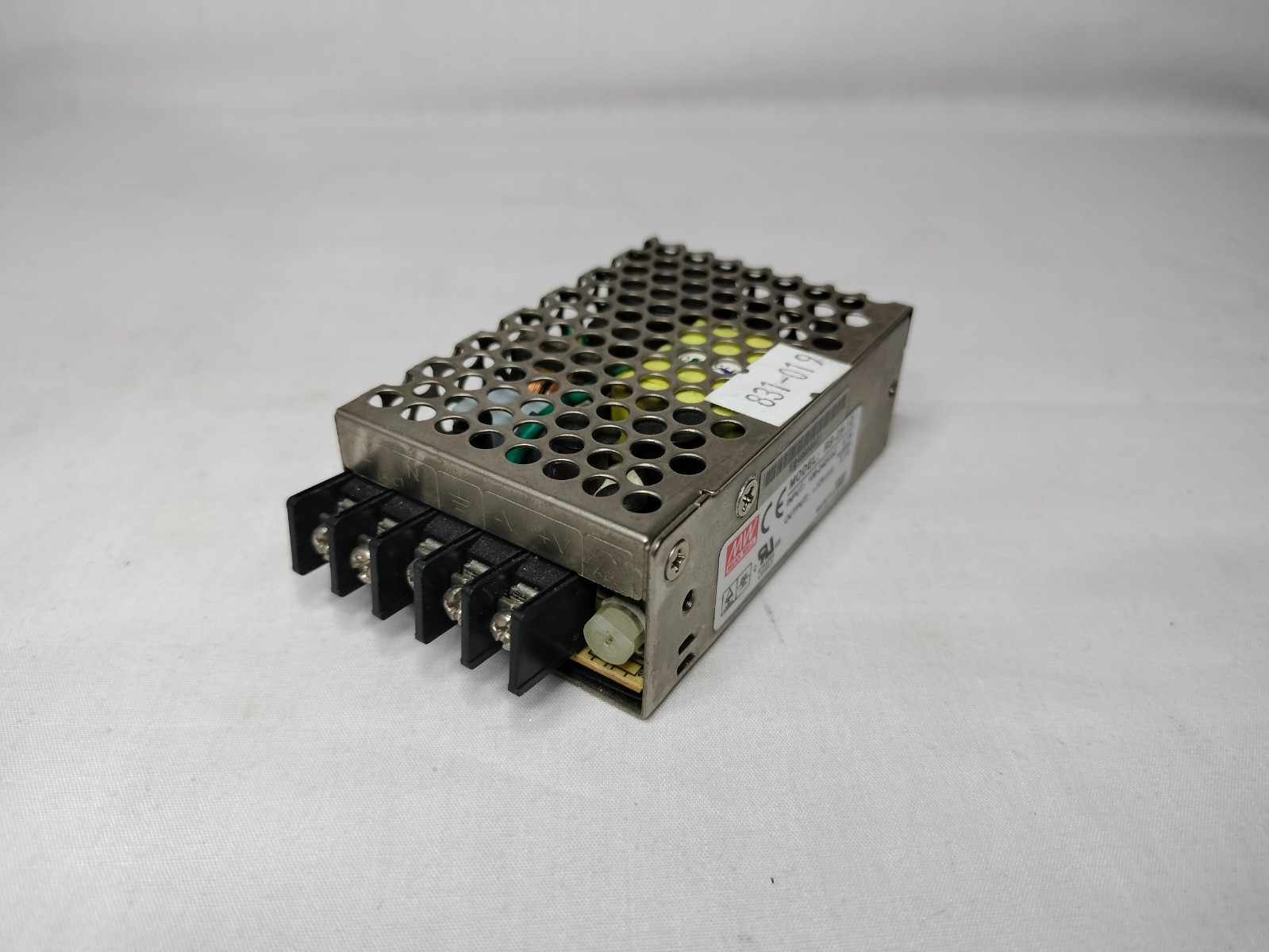 Mean Well RS-25-12 RS2512 Power Supply 12VDC 2.1A 100-240VAC Made in China