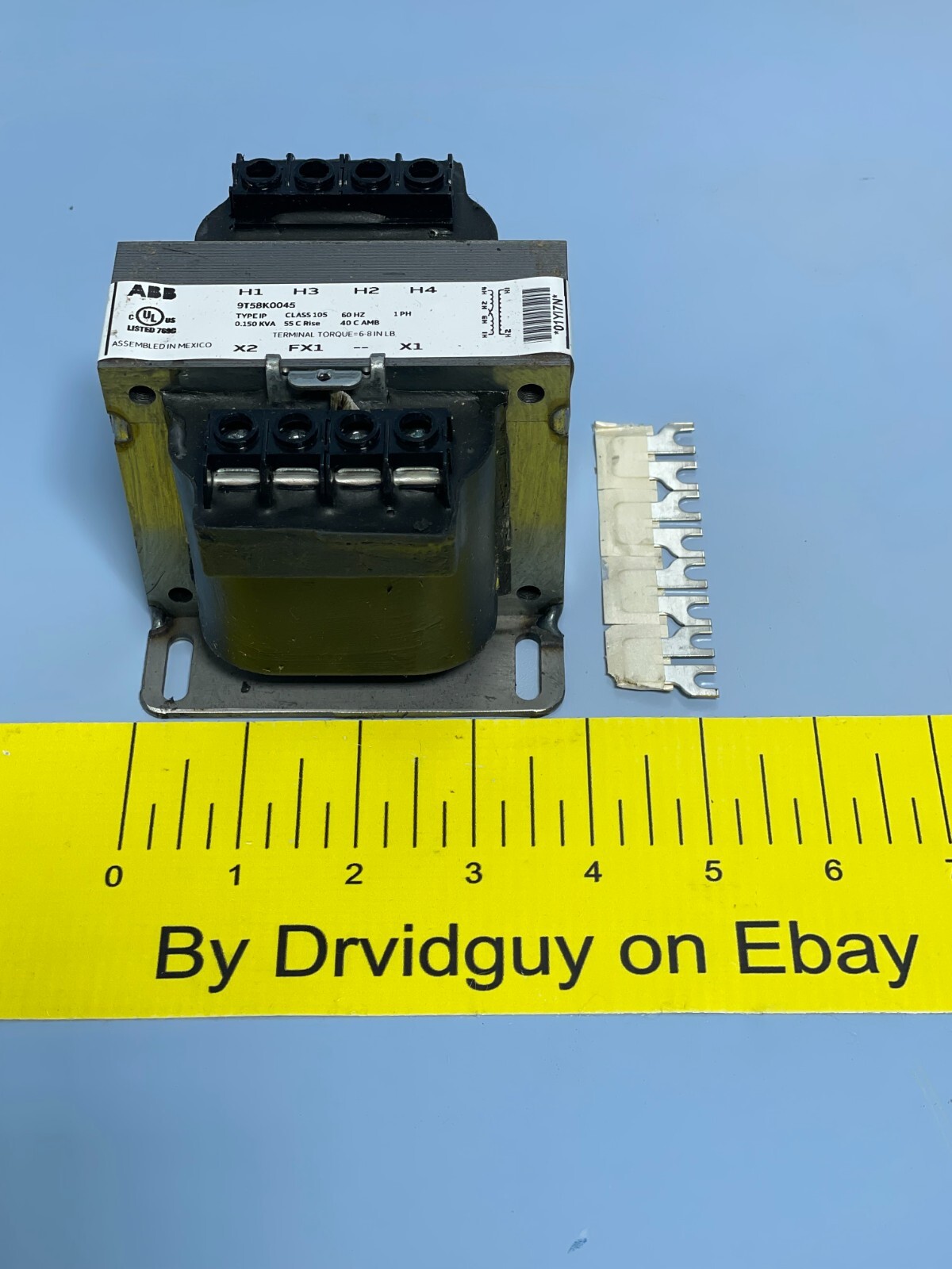 *ABB 9T58K0045 Voltage Transformer; 1Ph; 0.150KVA; Voltage 230×460 115