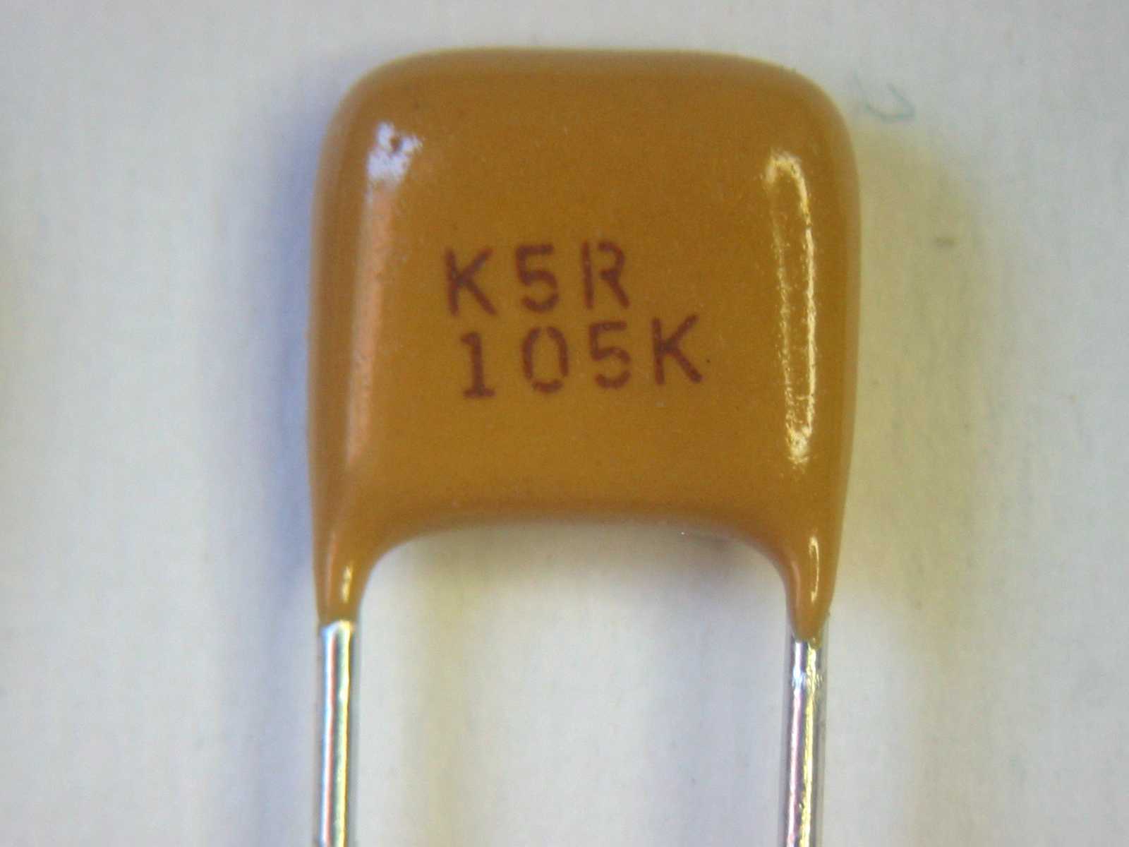 1.0uF 10% 50V X7R Radial Ceramic Capacitors – 10pc lots