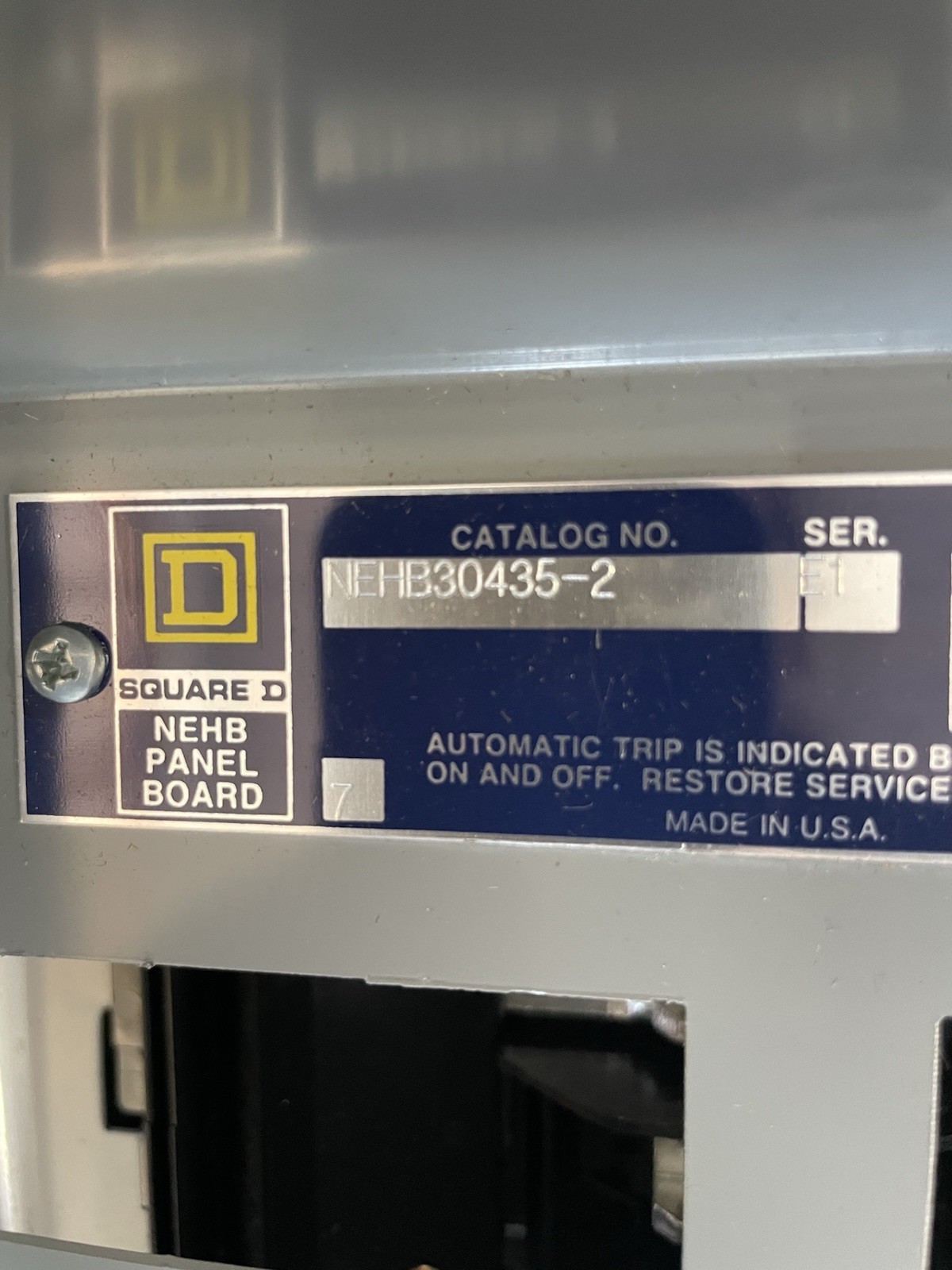 Square D NEHB30435-2 Panelboard Interior NEW in BOX