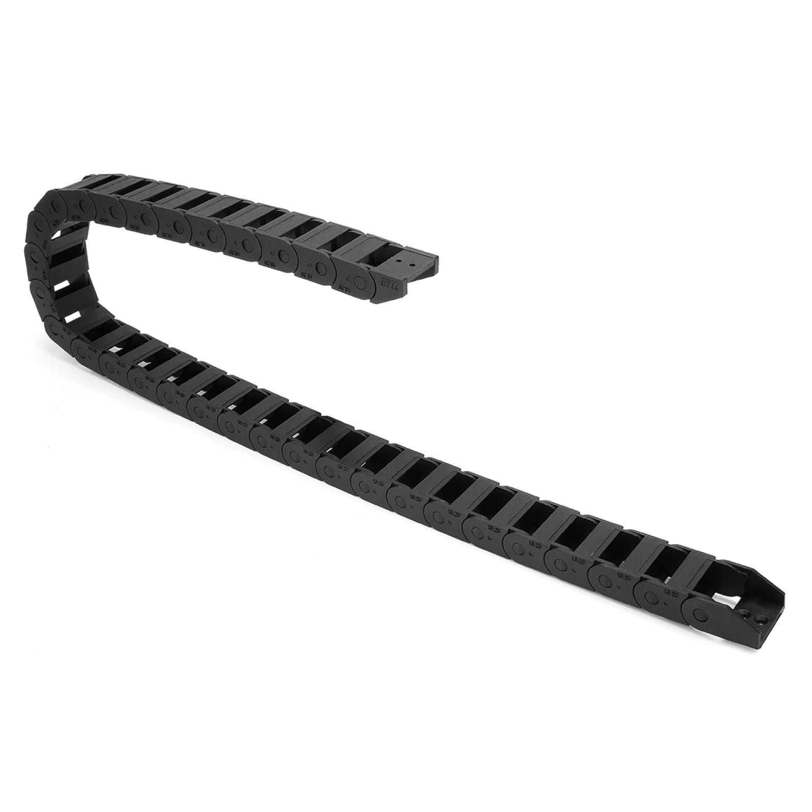 R18 39″ x 0.39″ x 0.78″ Closed Cable Drag Chain Wire Carrier for CNC 3D Printer