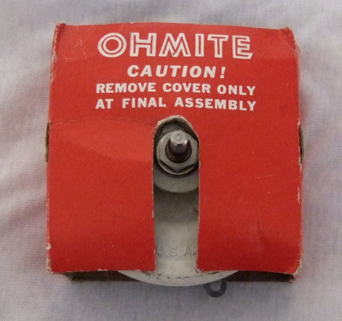 OHMITE 150 Watt 25 OHM 2.45 Amp Reostat RP302FD250KK M22/09-00112FD