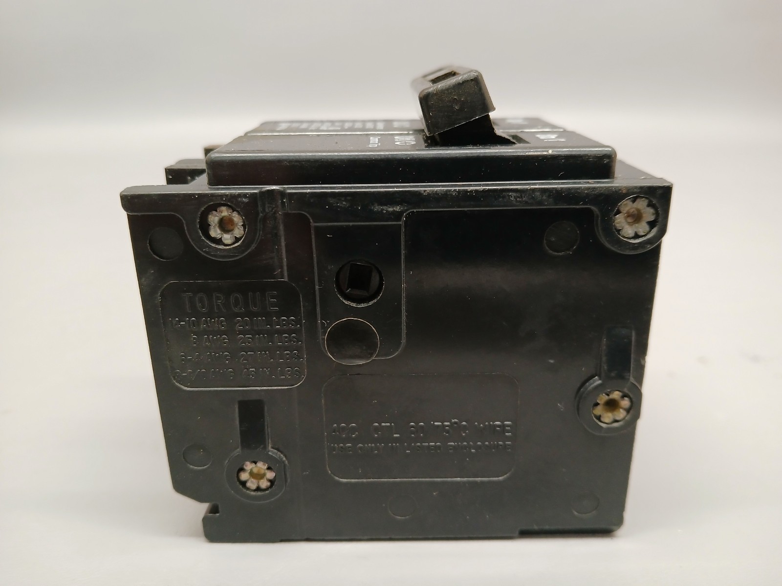 Eaton Cutler Hammer BR2100 2 Pole 100 Amp Plug On Circuit Breaker