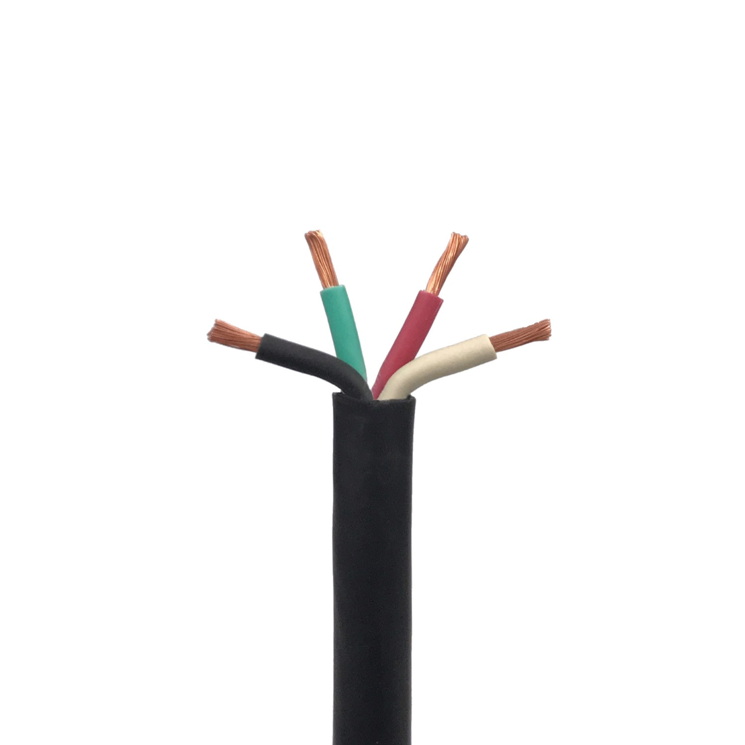 10 AWG SEOOW Portable Cord, 4 Conductor 600V Power Cable – 10′ Length