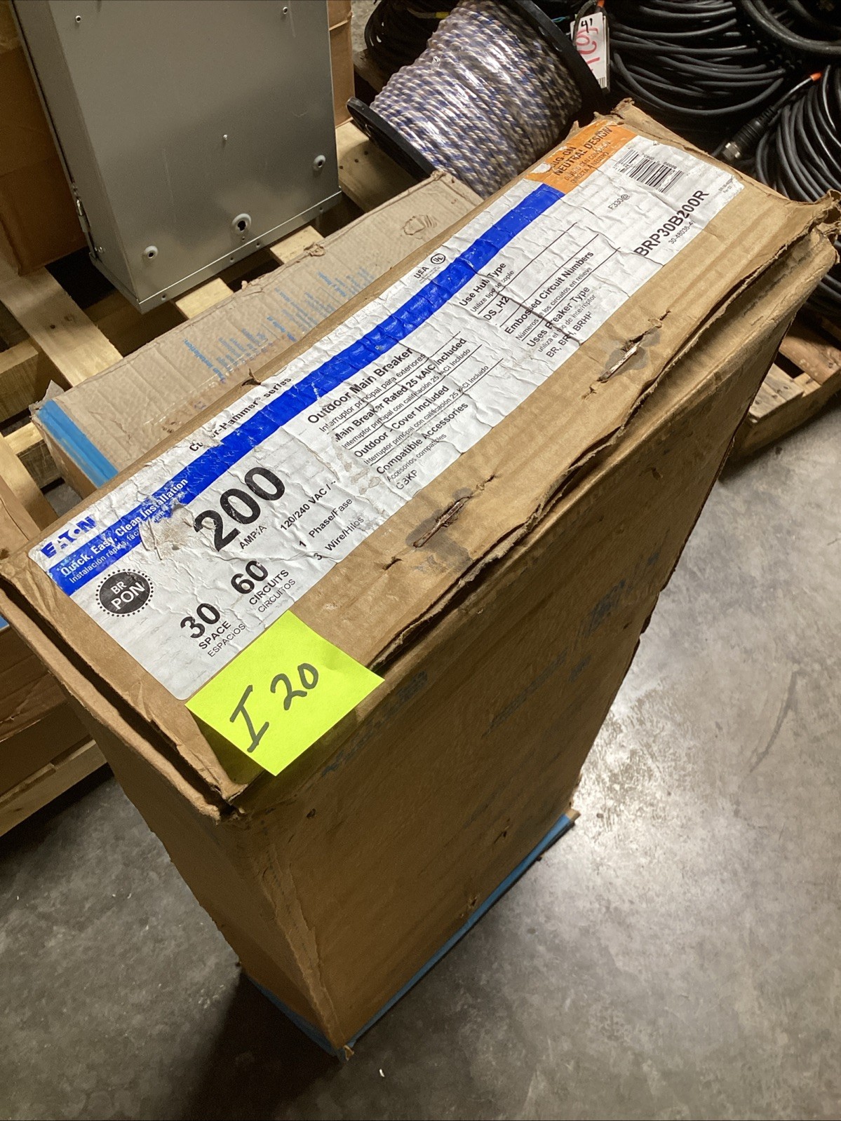 Eaton BRP30B200R Outdoor Main Breaker 200A 30 Space 60 Circuits NEW