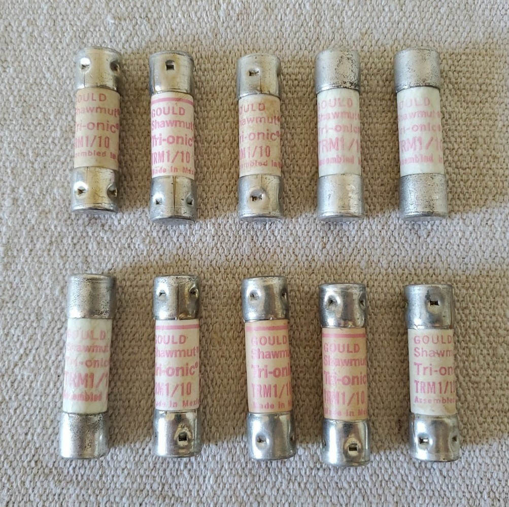 Gould Shawmut TRM1/10 1/10Amp 250Volts Time Delay Fuse Pack Of 10