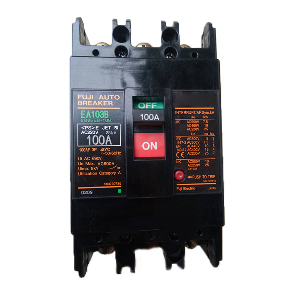 1PC 3P 50A 60A 75A 100A For Fuji EA103B Circuit Breaker