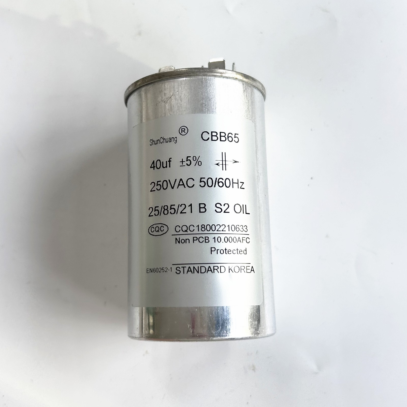 CBB65 40uF 40MFD 250V 250VAC Motor Run Capacitor for AC Air Conditioner