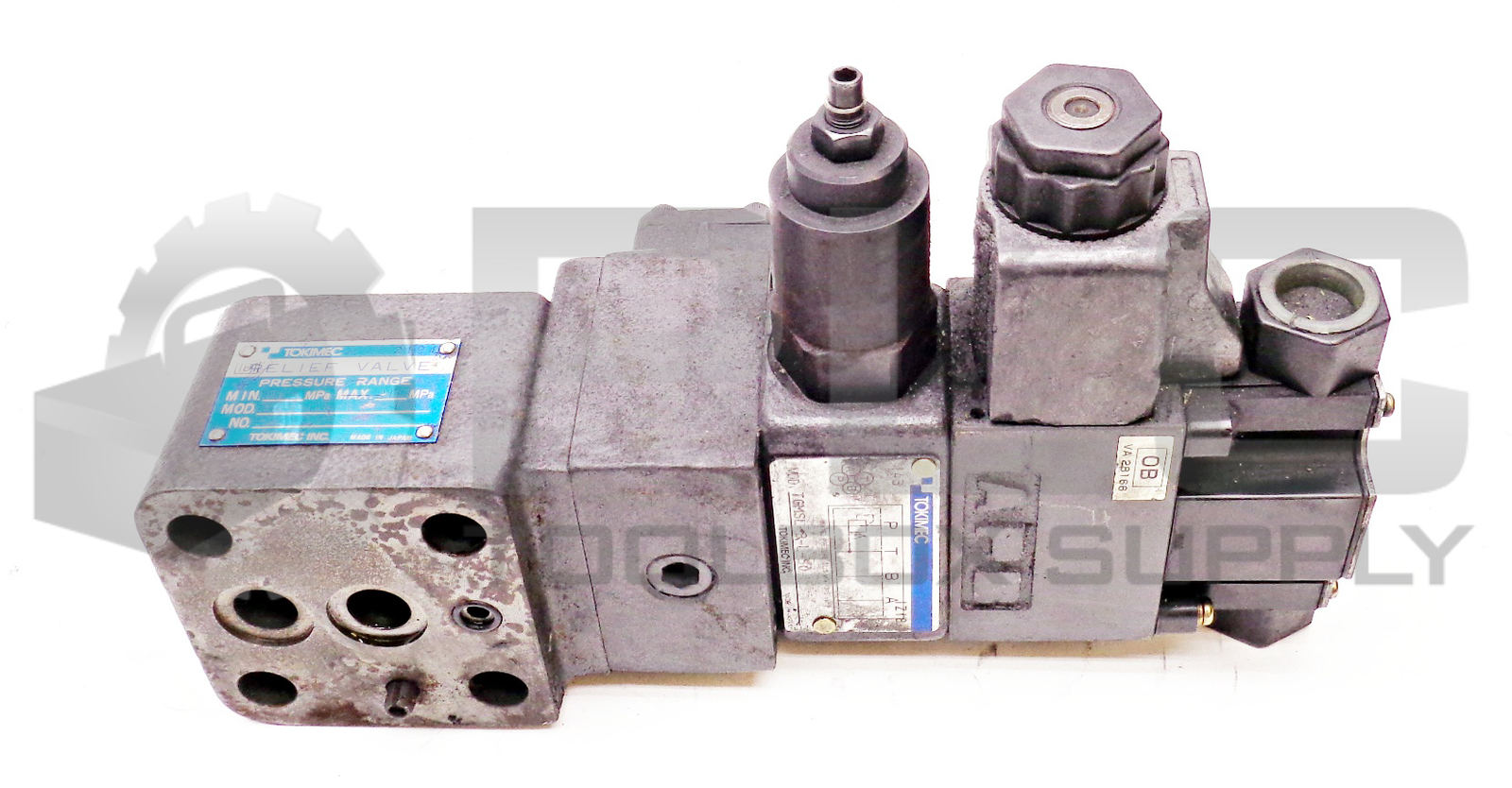 TOKIMEC DG4V-3-0B-M-P2-T-7-P12-52 VALVE W/TGMSL-3-L-50 TCG50-03-FV-P2-T-13 VALVE