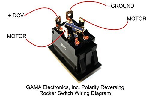 Rocker Switch Polarity Reverse Motor Control maintained