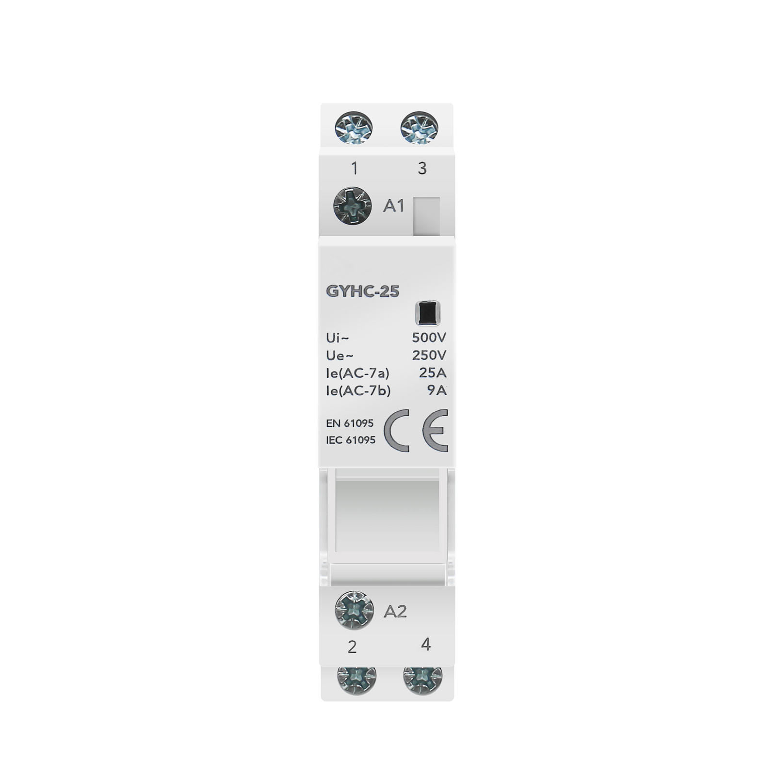 NOFUEL Automatic GYHC 2P 25A 2NO 230V 50Hz Din Rail Household AC Contactor