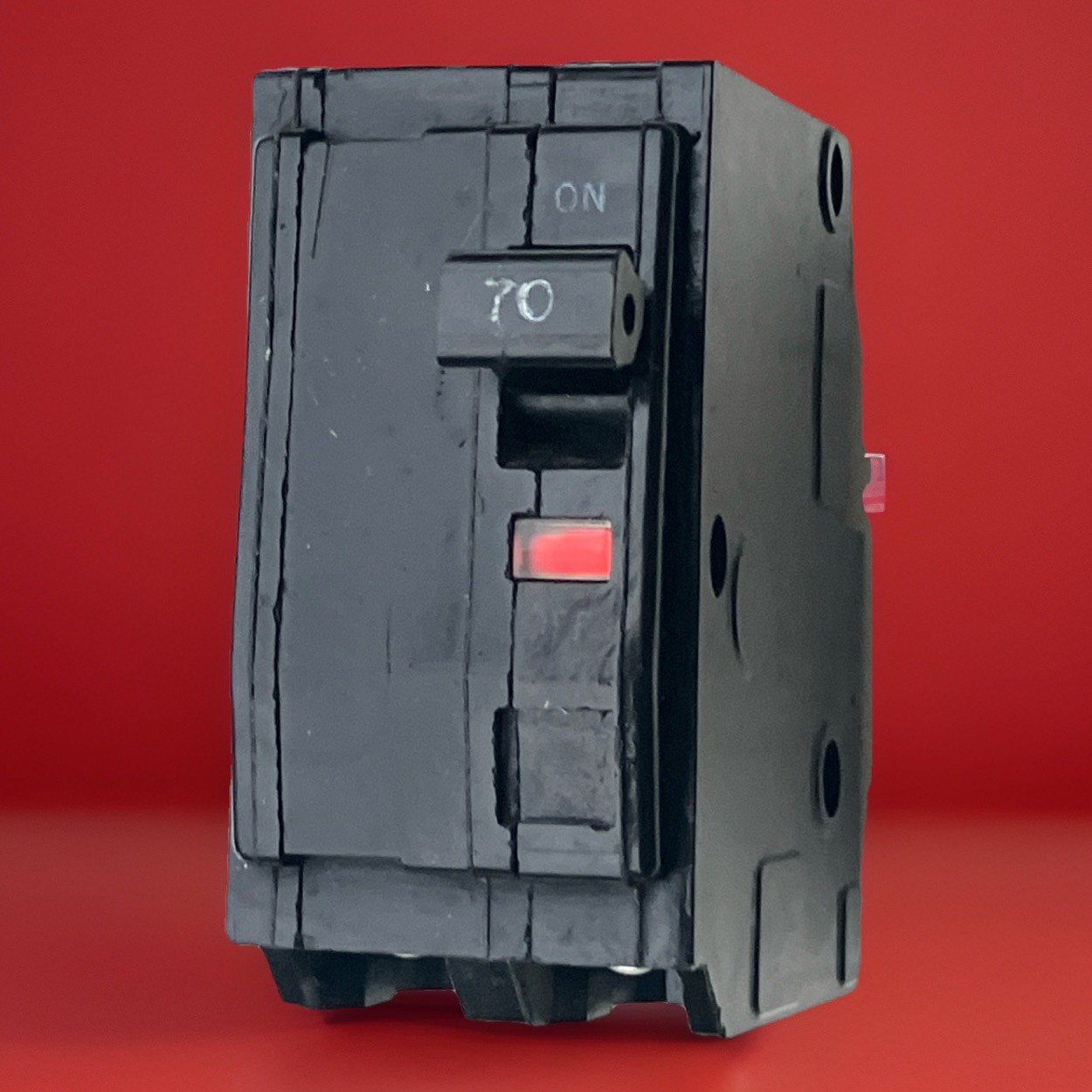 SQUARE D 70 Amp 2 Pole 120/240 volts Circuit Breaker QO270 Black w trip flag