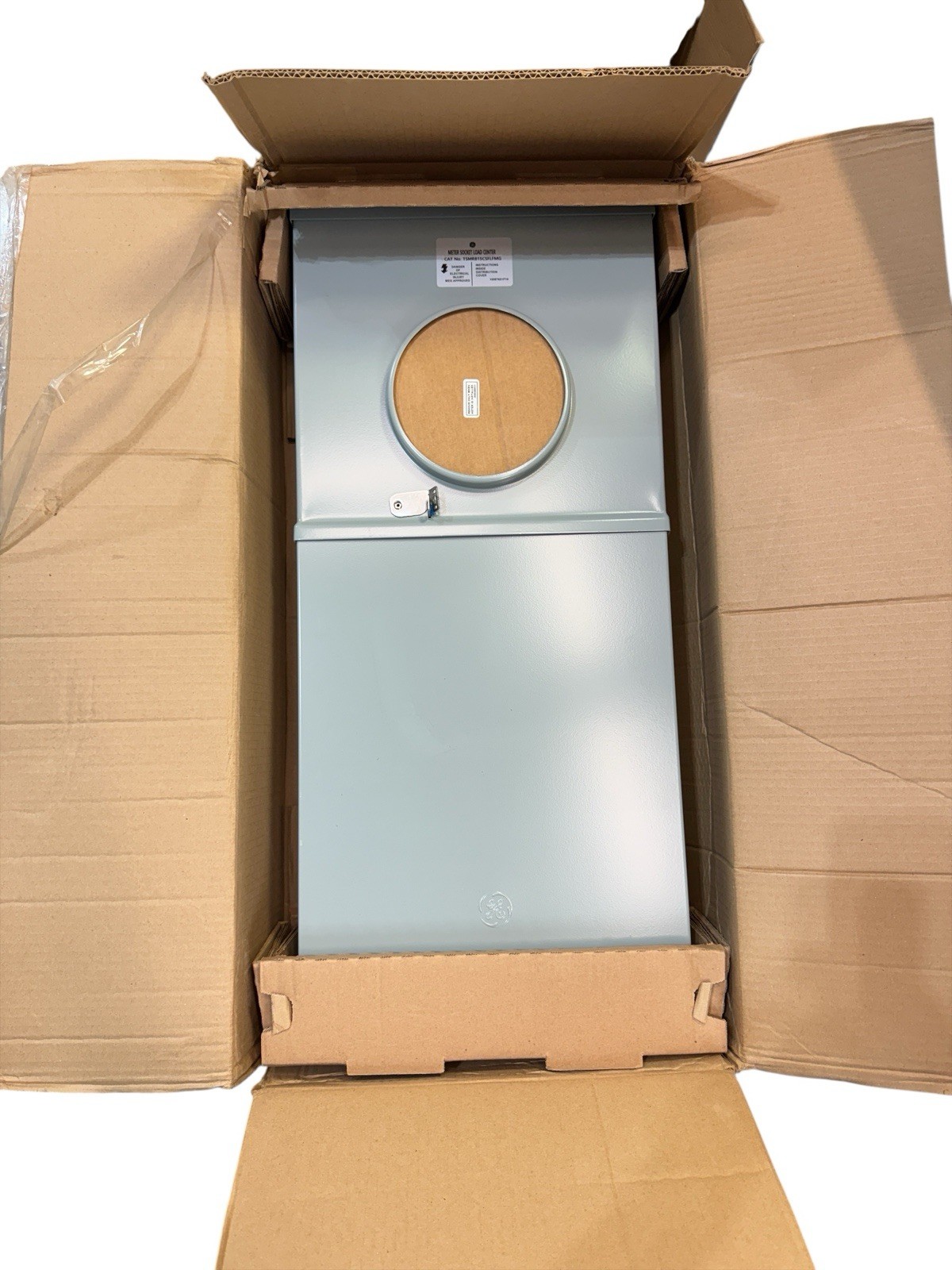 GE 150A Meter Socket Load Center Main Breaker 8 Space 16 Circuit TSMR815CSFLFMG