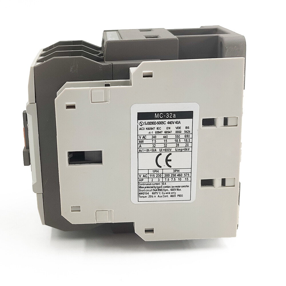 AC MC-32a contactor 120V 32A used for LS IS MC 3P AC contactor MC-32a 2NO 2NC