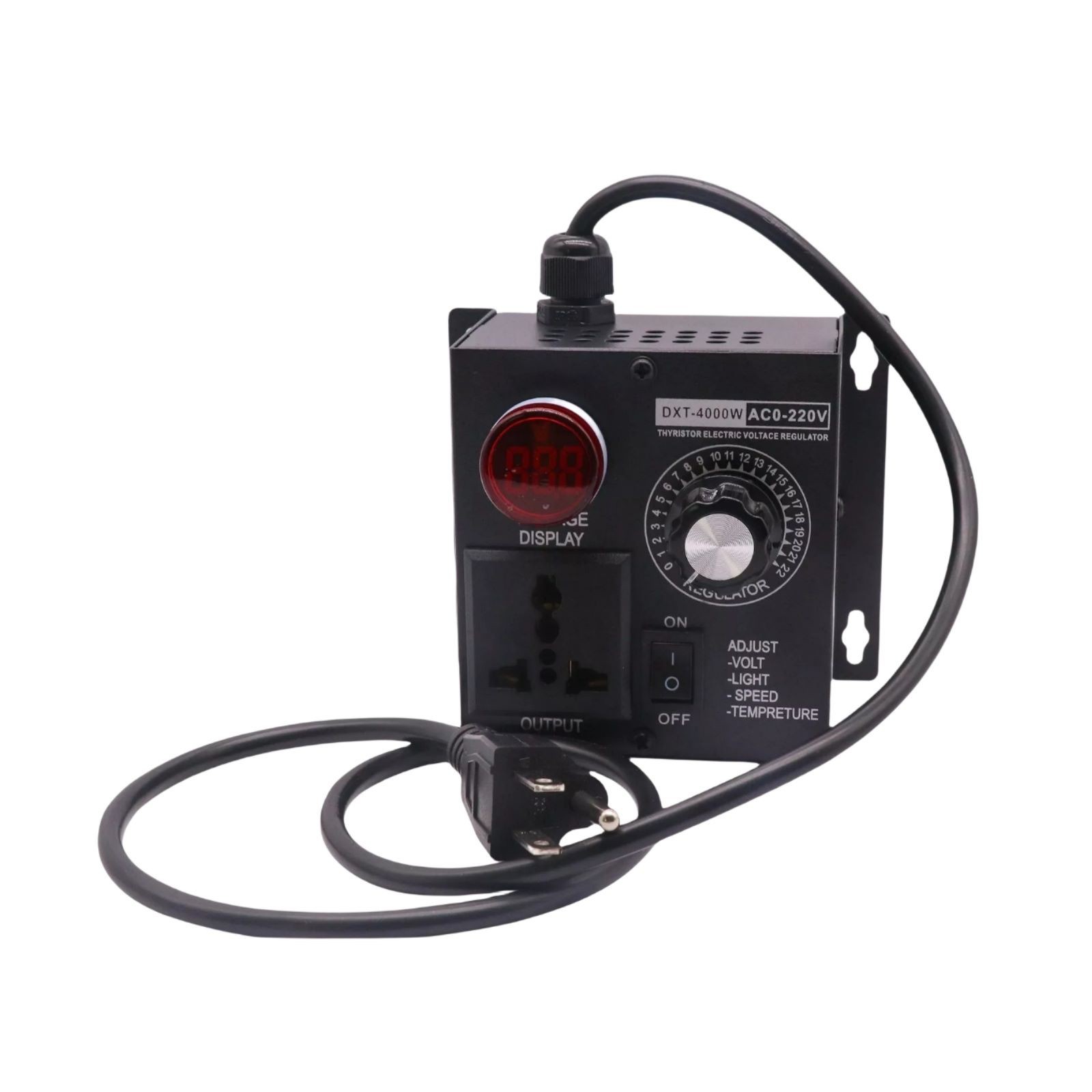 4000W New 11.5*10*6cm Electronic Voltage Regulator Fan Speed Controller