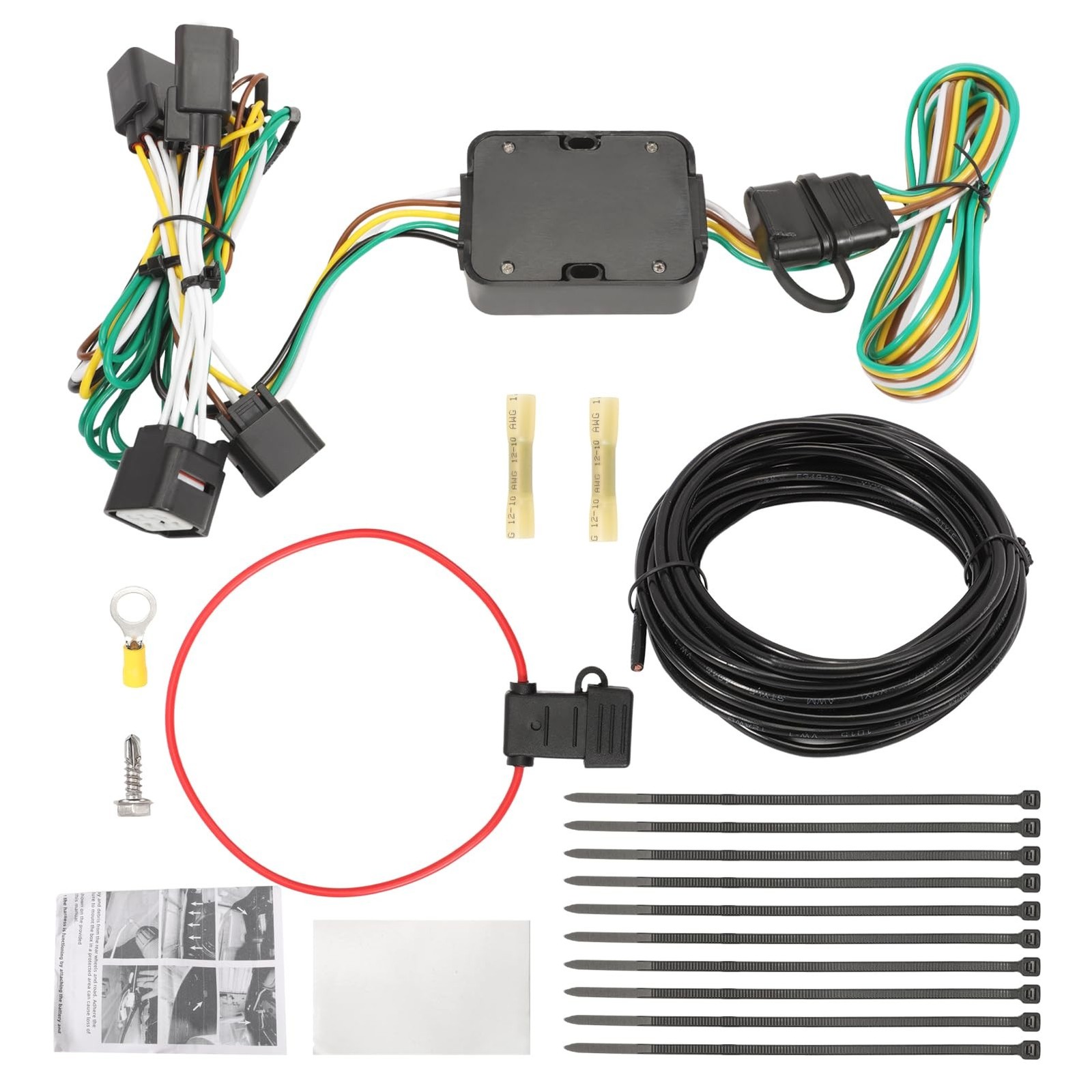 KASturrboo 4-Pin Trailer Wiring Harness 56501 Fits 2023-2025 Kia Telluride, 4…