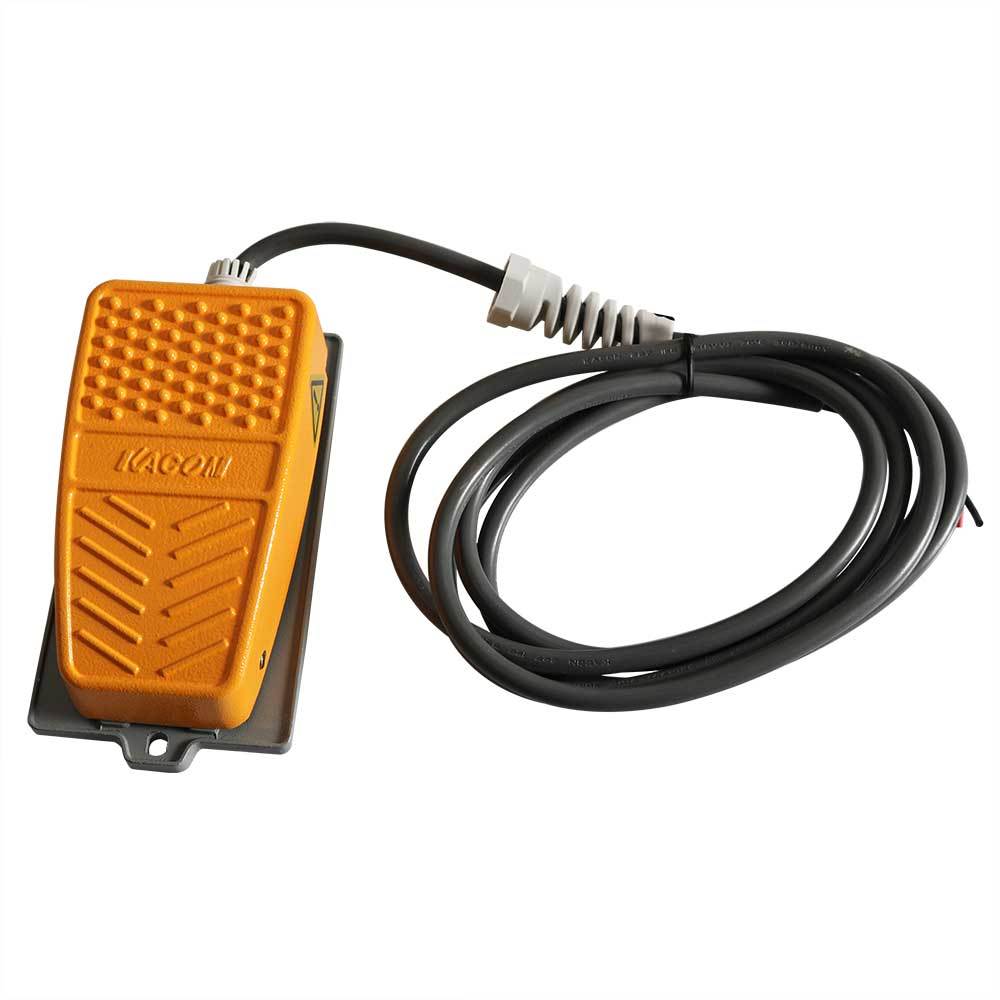 Big Horn 18807 110V / 15A Non-Slip Momentary Contact Foot Pedal Switch