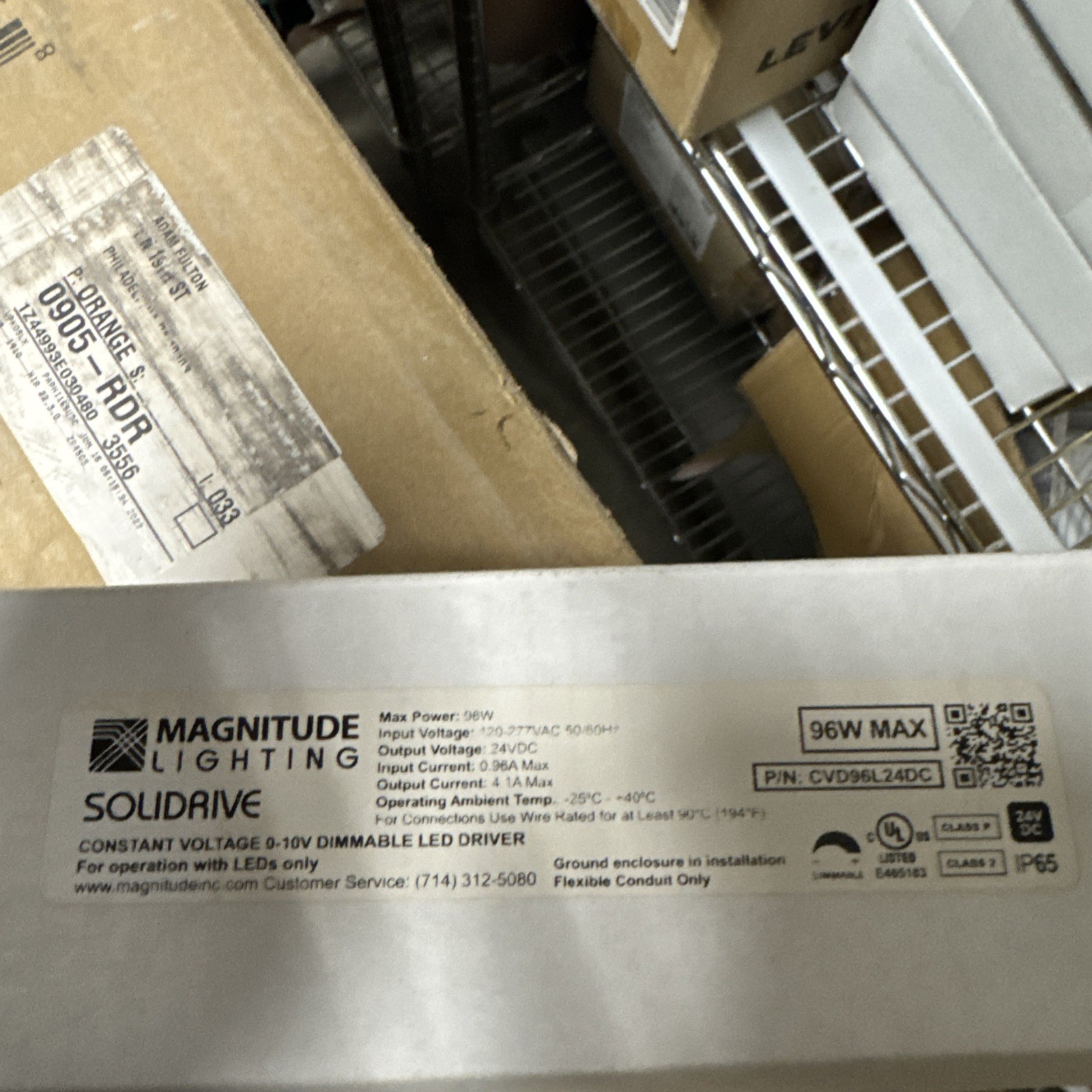 Magnitude CVD96L24DC – 96W 24V DC Constant Voltage LED Driver