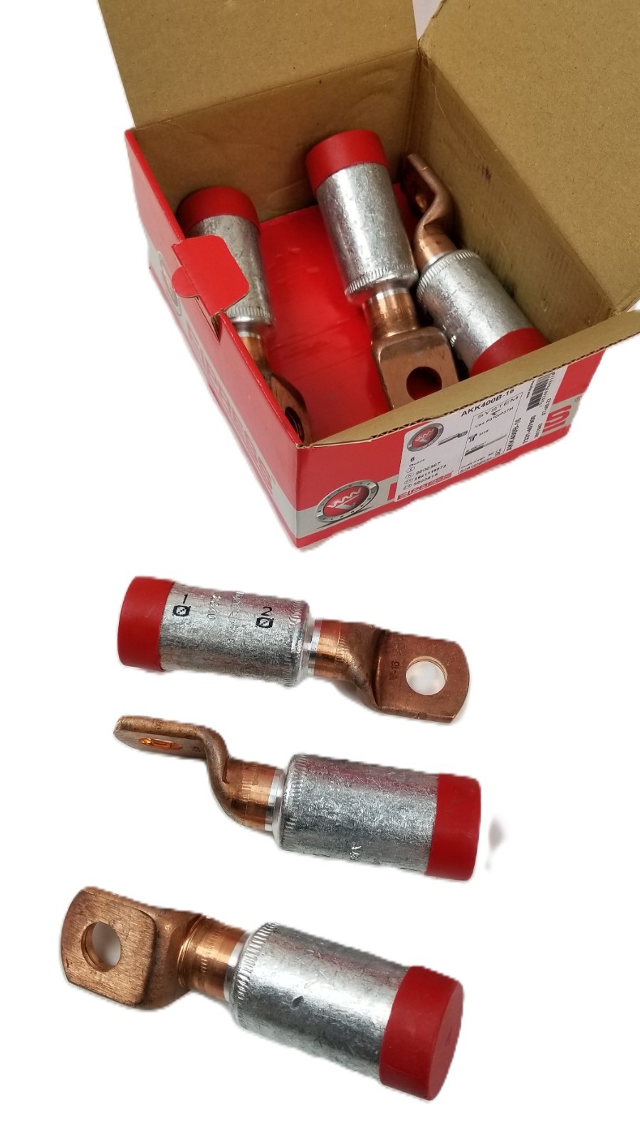 6 ELPRESS AKK400B-16 Aluminum Copper Terminals M16 AI 400mm² NEW