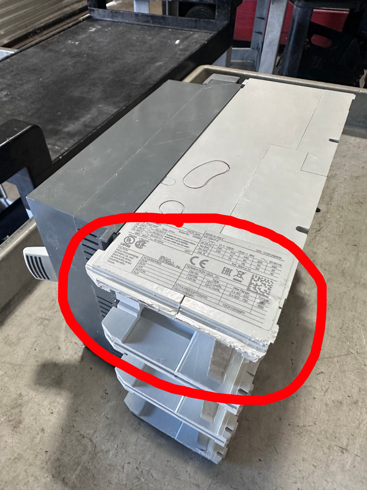 SACE TMAX XT7 H 800 3 POLE *COSMETIC DAMAGE SEE PHOTOS*