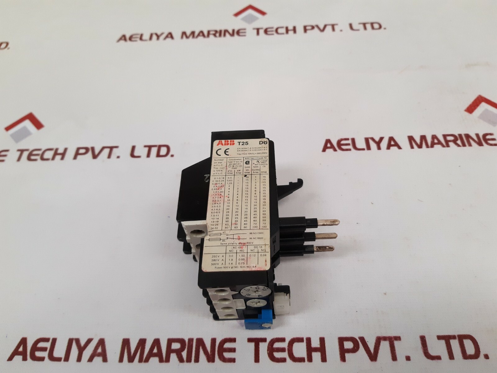 ABB T25 Du Overload Relay 10a 660/690v