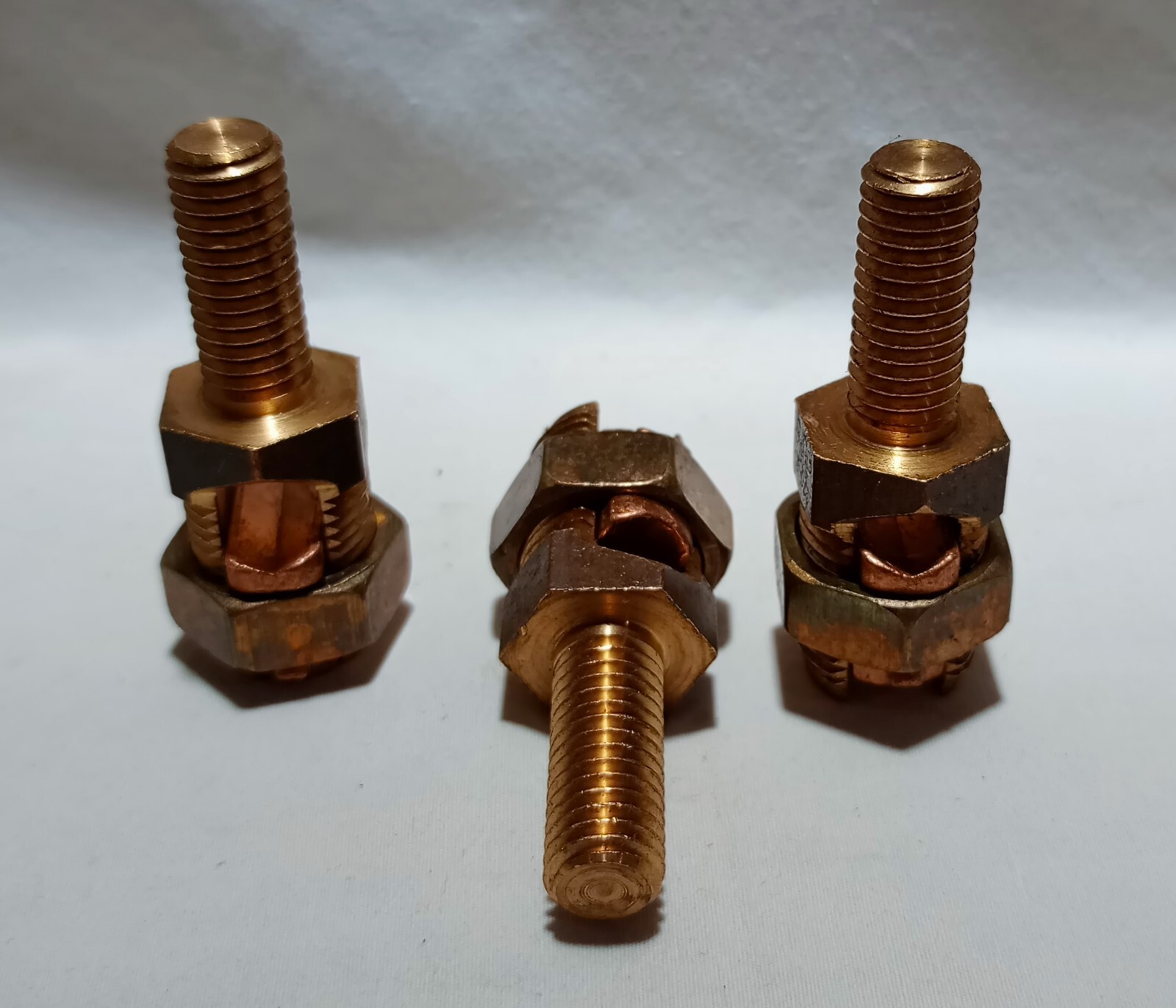 ILSCO 3-Pack SPSL-6 Bronze Wire Range 2/0-2 Stud 1/2-13 x 1-1/4