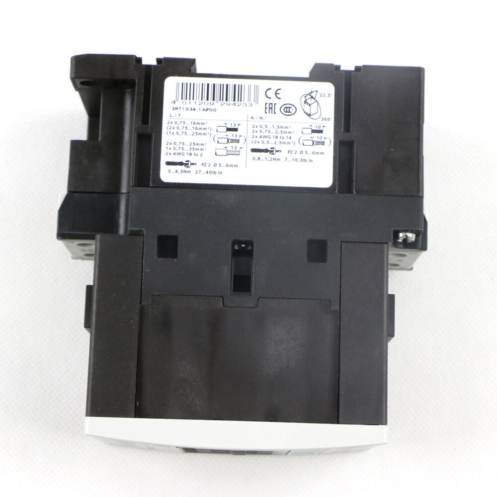 For Siemens 3RT1034-1AP003-pole Power Contactor 32A 15kW 230V AC 50Hz