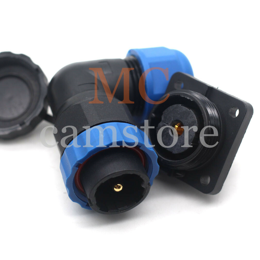 SD20 25A 380V 1Pin Waterproof Aviation Cable Connector,LED Light Wire Connector