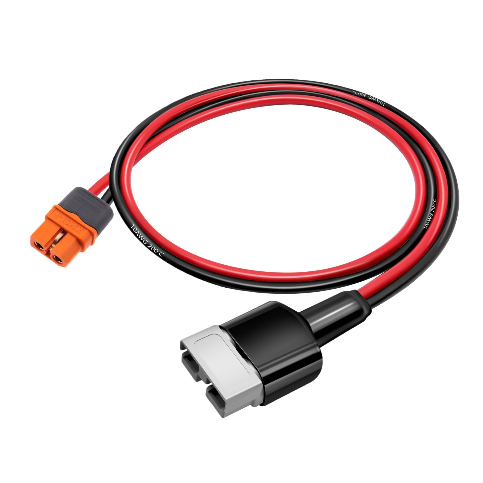10 AWG Battery Cable for Anderson 50A SB50 50 Amp Connector to XT60i Female Male