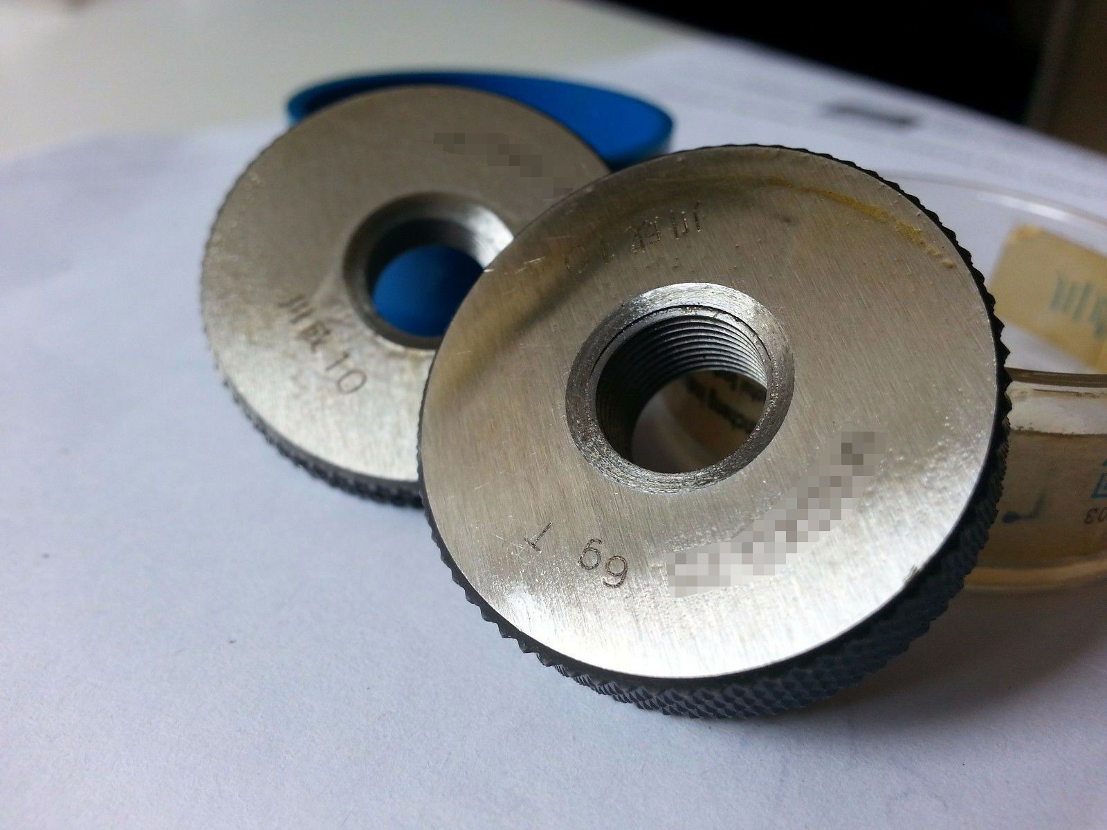 G 1/16″” 1/8″” 1/4″” 3/8″” 1/2″” 5/8″” 3/4″” 7/8″” 1″ Pipe Ring Thread Gauge