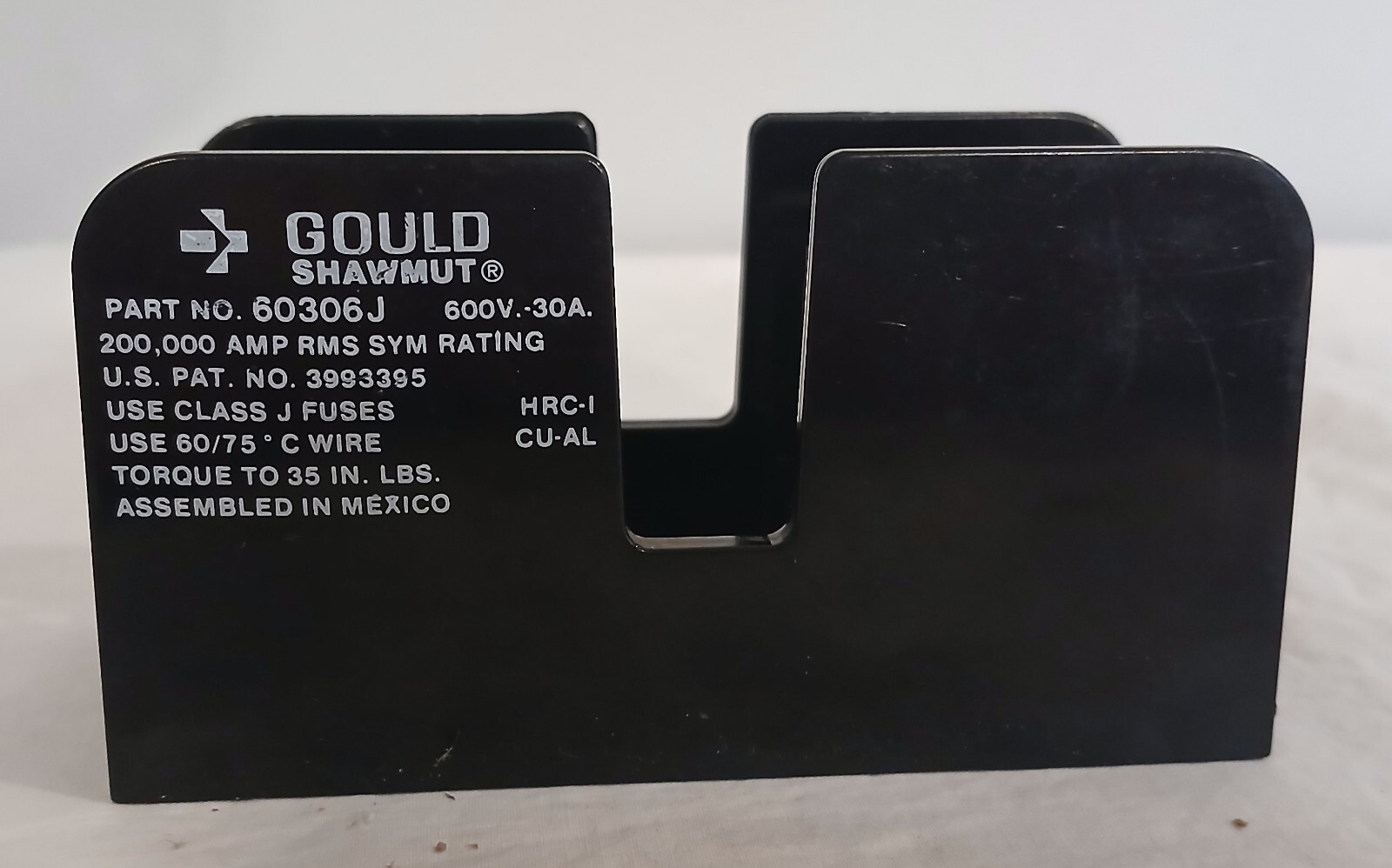 Gould Shawmut Fuse Block Holder 60306J 30A. Lot of 2. NEW. Free Shipping