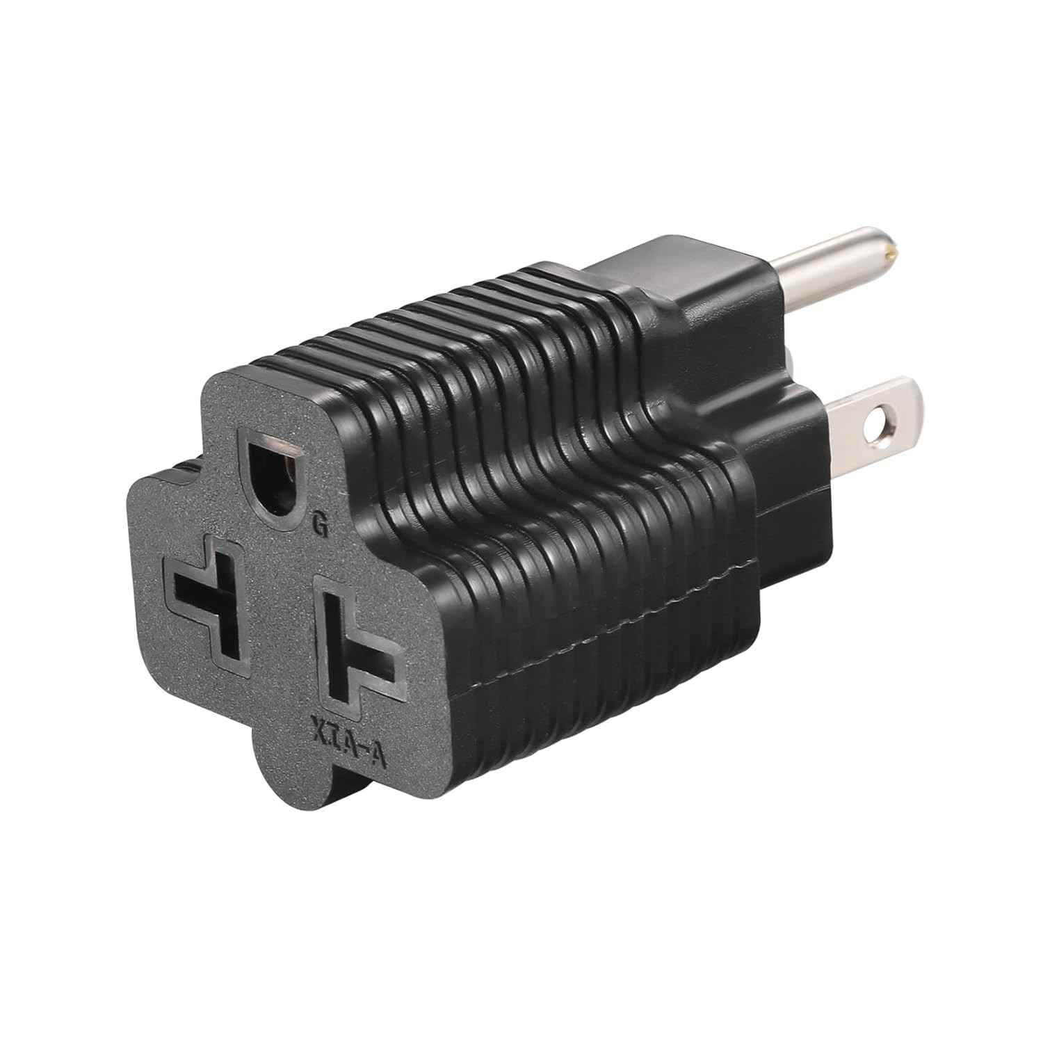 [4-In-1] NEMA 5-15R to 5-15P 5-20P 6-15P 6-20P Adapter,15 Amp Household