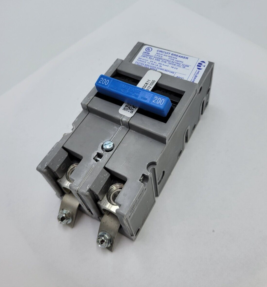 Milbank UQFPH-200 Plug-In Circuit Breaker 200A 120/240VAC 2P 1PH Type UQFPH 22kA